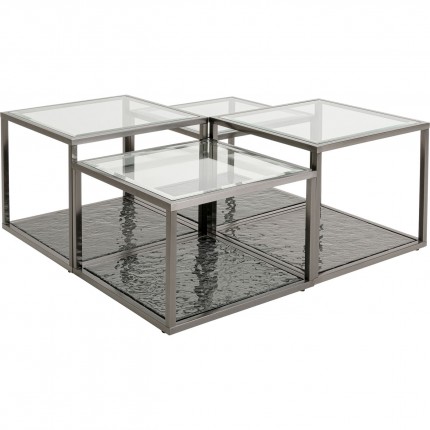 Coffee table Orion graphite (4/set) Kare Design