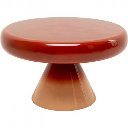 Table basse Rici 60cm rouge Kare Design