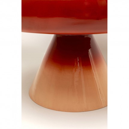 Table basse Rici 60cm rouge Kare Design