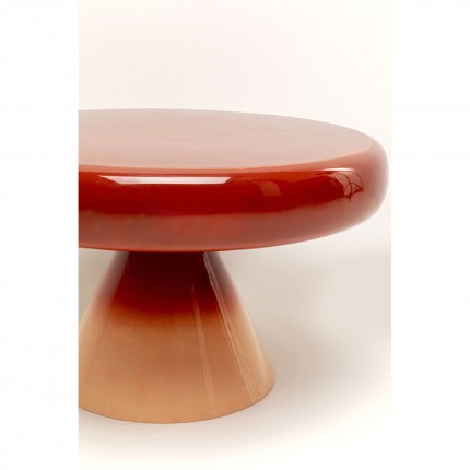 Table basse Rici 60cm rouge Kare Design