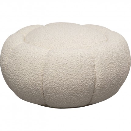 Pouf Peppo Bloom blanc Kare Design