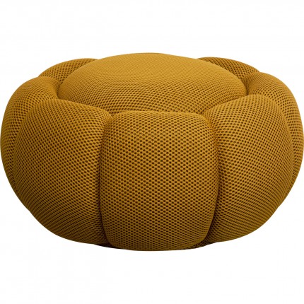 Pouf Peppo Bloom jaune Kare Design