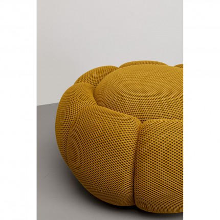 Pouf Peppo Bloom jaune Kare Design