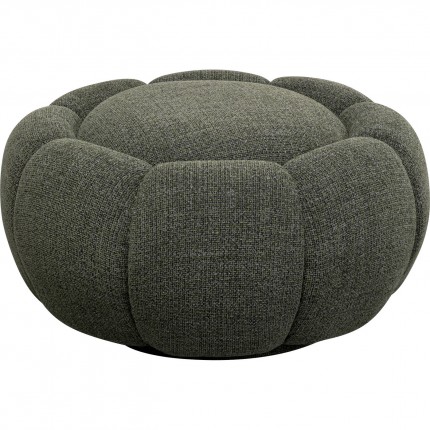 Pouf Peppo Bloom Melange vert Kare Design