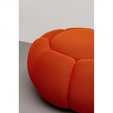 Pouf Peppo Bloom orange Kare Design