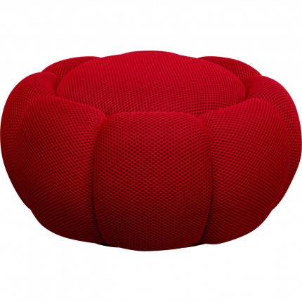 Pouf Peppo Bloom rouge Kare Design