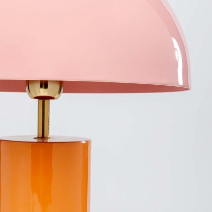 Lampe Josy rose et orange Kare Design