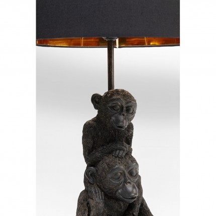 Lampe singes noirs Kare Design