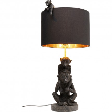 Lampe singes noirs Kare Design