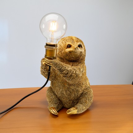 Table Lamp gold sloth Kare Design