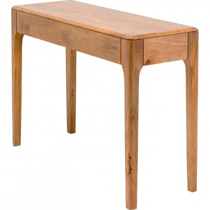 Console/bureau Brooklyn nature 2 tiroirs 110x40cm Kare Design