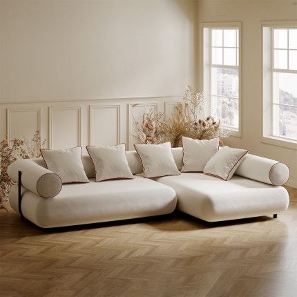 Corner Sofa Splendido cream right Kare Design