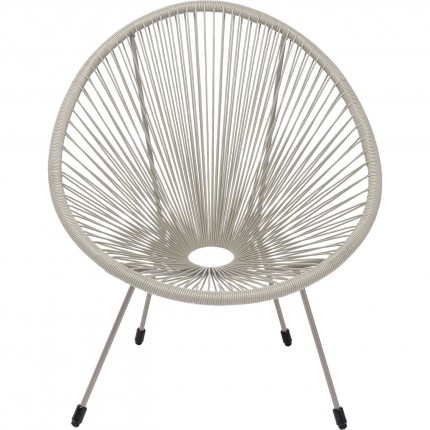 Fauteuil de jardin Acapulco Mono beige Kare Design