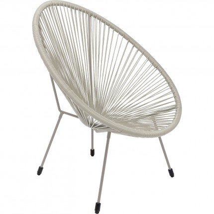 Fauteuil de jardin Acapulco Mono beige Kare Design