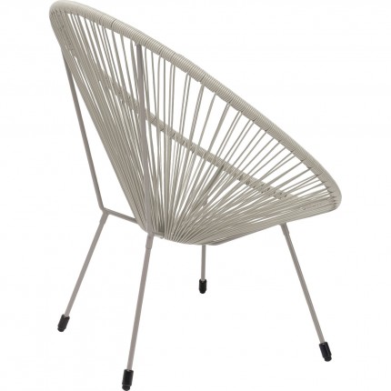 Fauteuil de jardin Acapulco Mono beige Kare Design