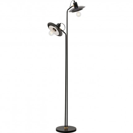 Lampadaire Speaker Duo 149cm noir Kare Design