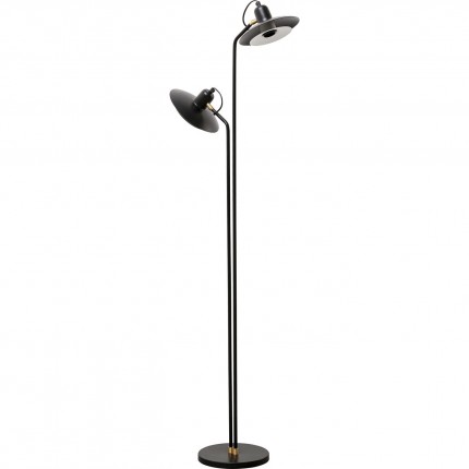 Lampadaire Speaker Duo 149cm noir Kare Design