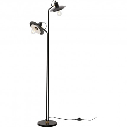 Lampadaire Speaker Duo 149cm noir Kare Design