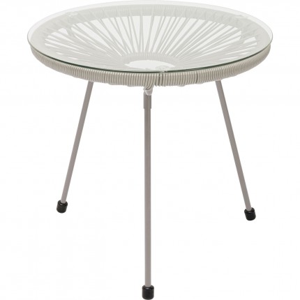 Table d'appoint Acapulco beige Kare Design