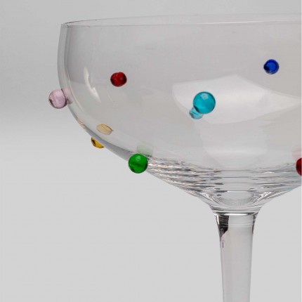 Verres à cocktail Party Dots set de 4 Kare Design