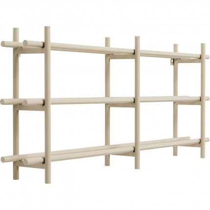 Wall Wine Shelf Cape Town 34cm beige Kare Design