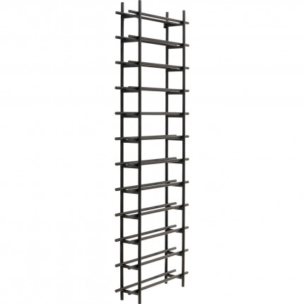 Wall Wine Shelf Cape Town 136cm black Kare Design