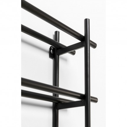 Wall Wine Shelf Cape Town 34cm black Kare Design