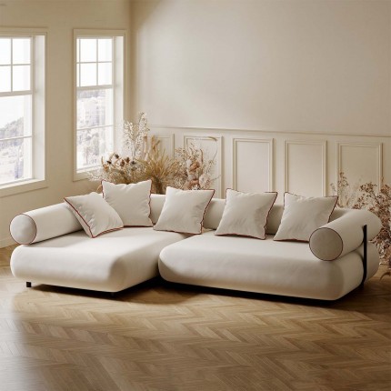 Corner Sofa Splendido cream left Kare Design