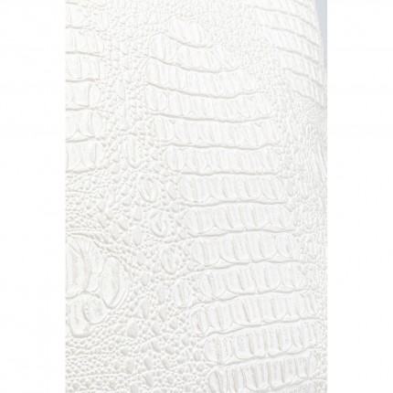 Coussin Croco blanc Kare Design