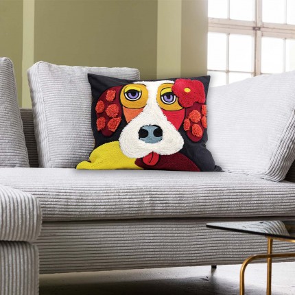 Coussin chien basset Kare Design