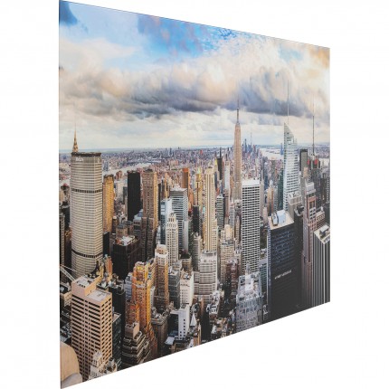 Tableau en verre City View 150x100cm Kare Design