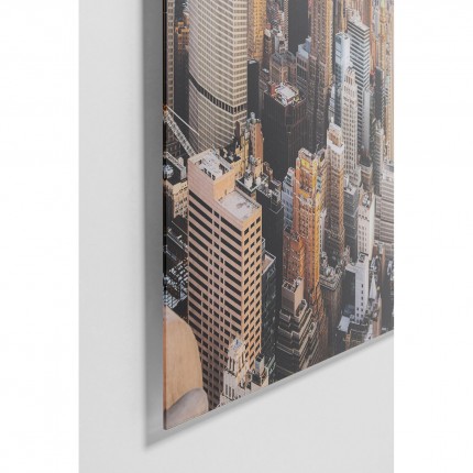 Tableau en verre City View 150x100cm Kare Design