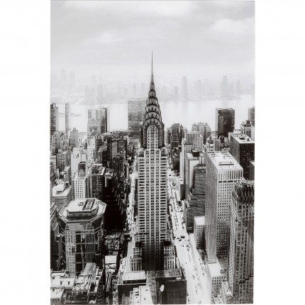 Tableau en verre Manhattan 80x120cm Kare Design