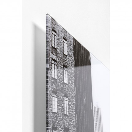 Tableau en verre rues de NY 80x120cm Kare Design