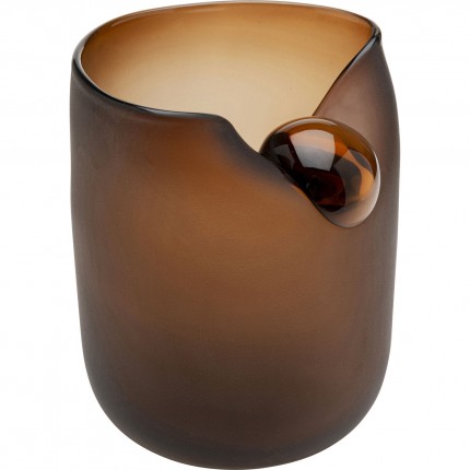 Vase Buckle 21cm brown Kare Design