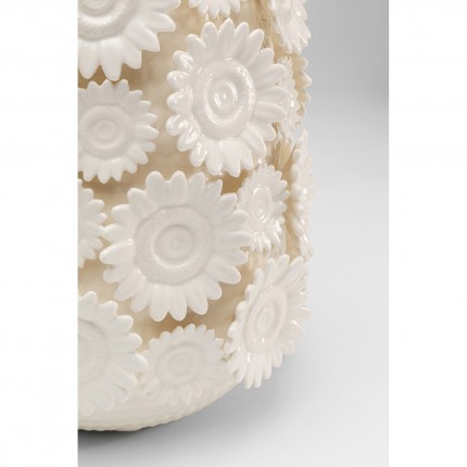 Vase sunflowers white Kare Design