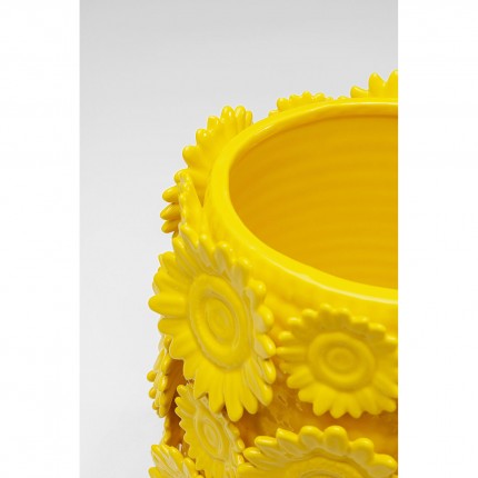 Vase sunflowers yellow Kare Design