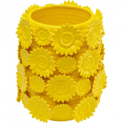 Vase sunflowers yellow Kare Design