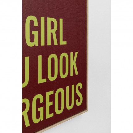 Tableau Go Girl 50x70cm Kare Design