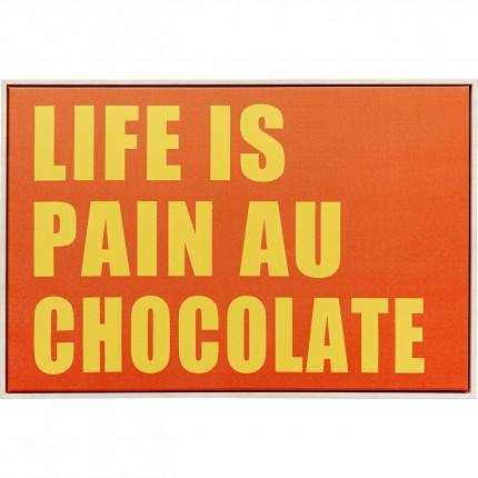 Tableau Pain Au Chocolate 60x40cm Kare Design