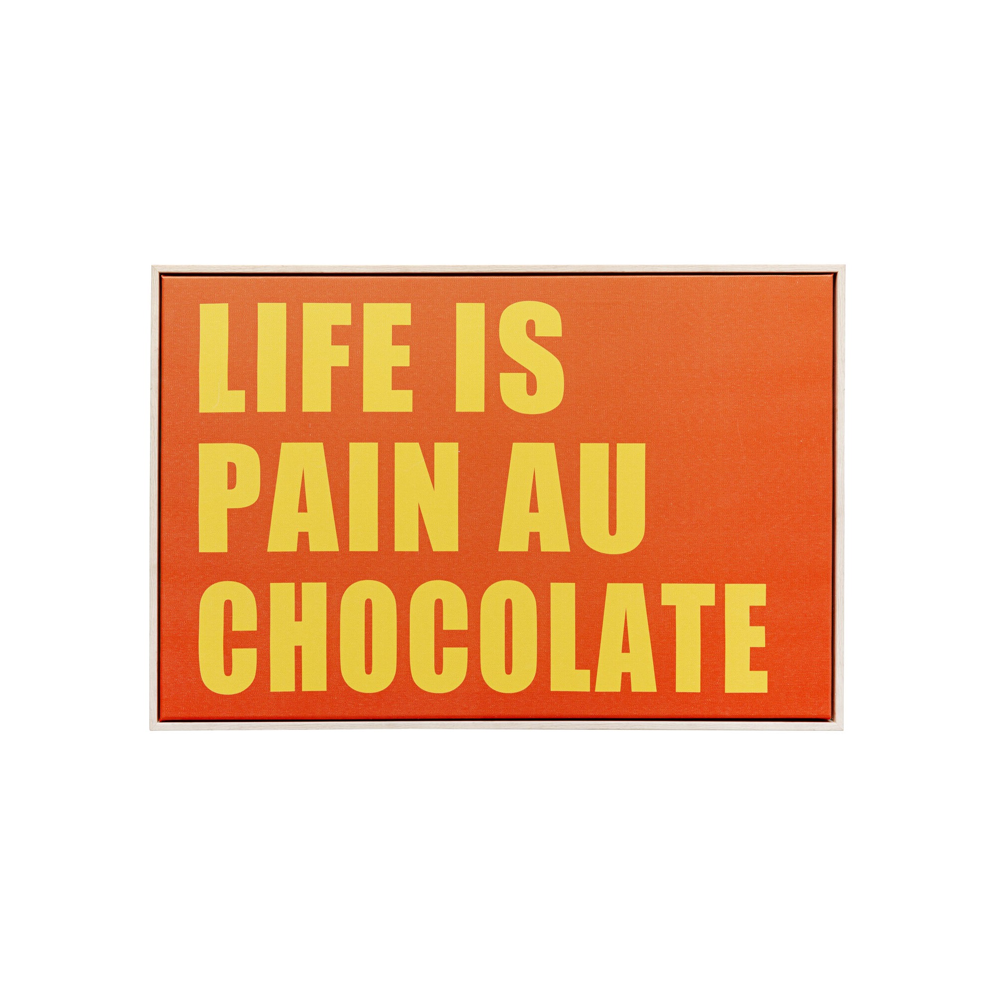 Tableau encadré Pain Au Chocolate 40x60cm