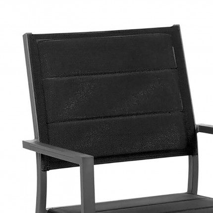 Gescova black Capri garden chair