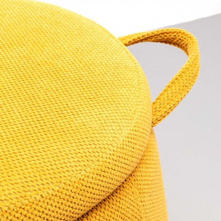 Tabouret Thimble jaune Kare Design