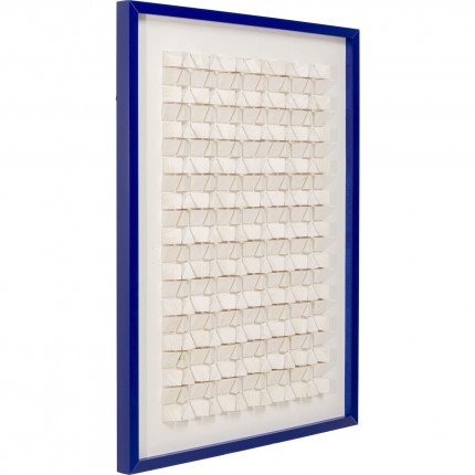 Framed Picture Origami white 74x104cm Kare Design