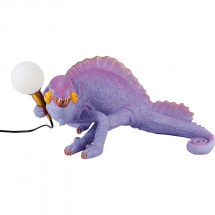 Lampe caméléon violet Kare Design