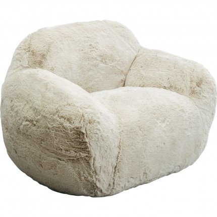 Fauteuil Mika 115cm crème Kare Design