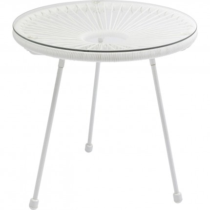 Outdoor Side Table Acapulco White Kare Design