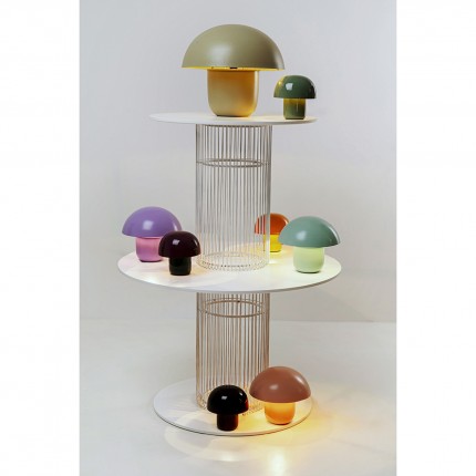 Lampe Mushroom 27cm violette Kare Design