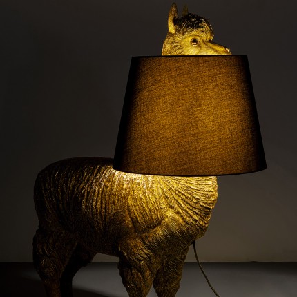 Floor Lamp llama 108cm gold Kare Design