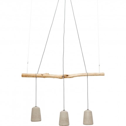 Suspension Dining Concrete 3 grise Kare Design